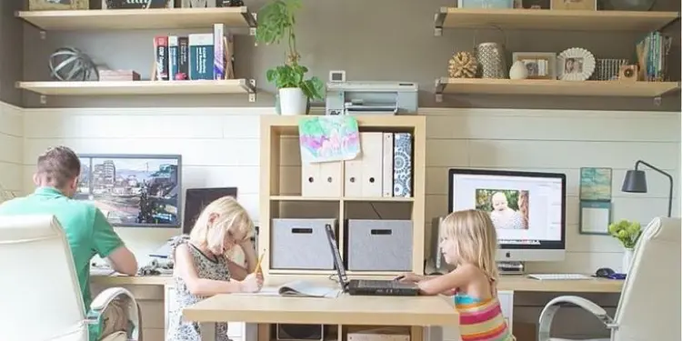 home office fitouts with children